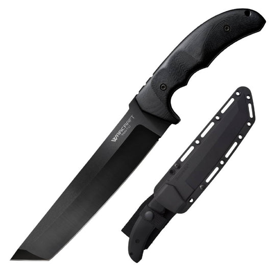 Cold Steel 13TL Warcraft Tanto Fixed Blade, Black SHM9_J5SPB03