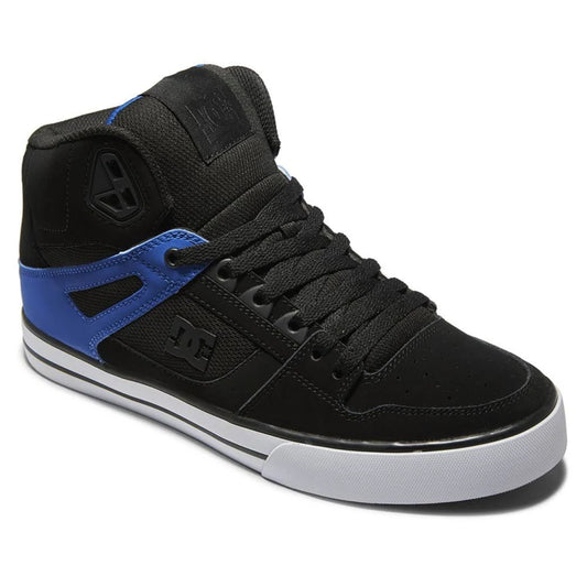 DC Pure High Top WC Skate Shoes - Black / Blue - 11 UK NKI7_G0CEU83