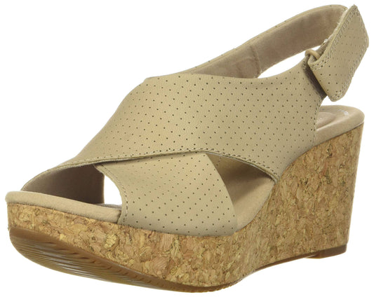 Clarks Annadel Parker 6 Womens Sand HUW9_M7QTJ40