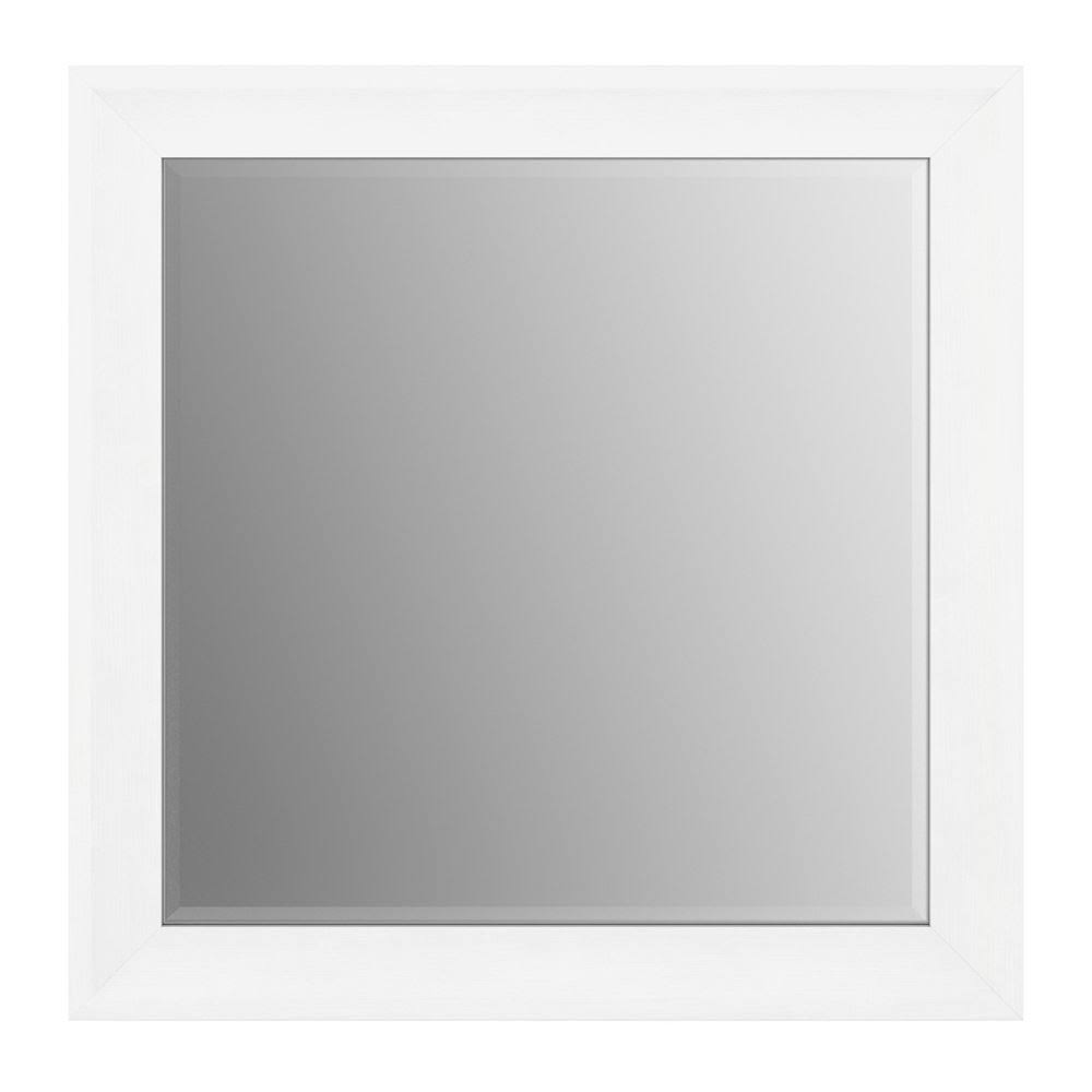 Deluxe Modern Beveled Bathroom/Vanity Mirror Delta Finish: Matte White BPT6_A9VXM91