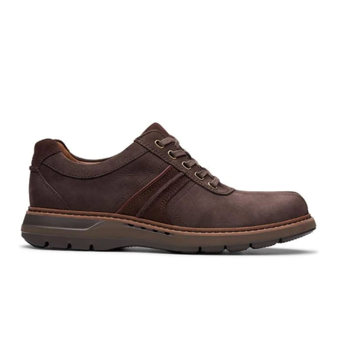 Clarks Mens Un Ramble Go Oxford, Size: 8.5, Brown Nubuck Leather MBW1_U8WLT31