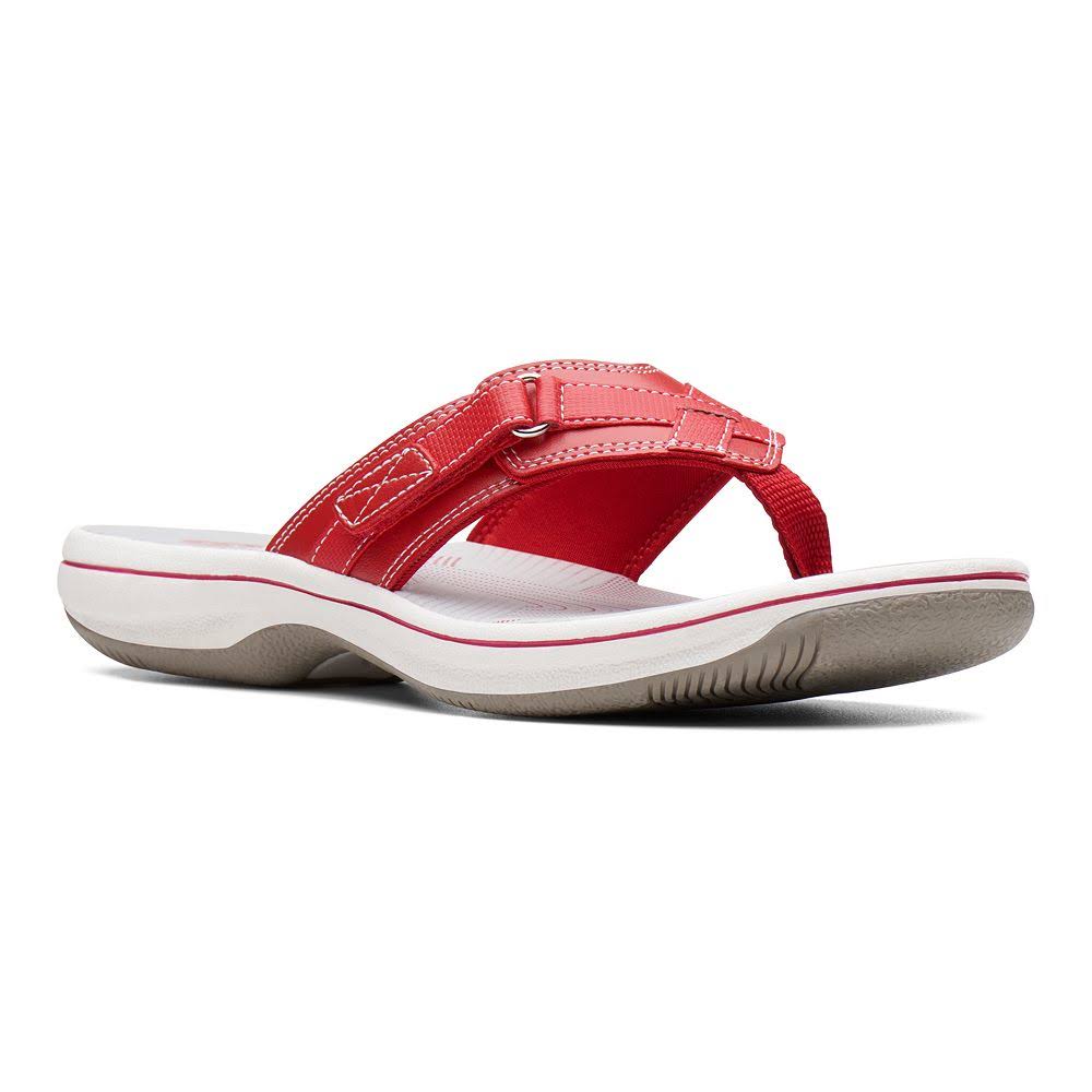 Clarks Breeze Sea Cloudstepper Womens Sandals, Size: 10, Red Overfl TNH3_W2EUQ33