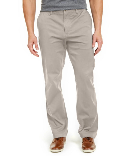 Club Room Mens Four-Way Stretch Pants, Created for Macy&s - Stone Wall KOI7_H7VNV12