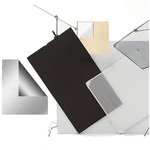 Chimera Panel Fabric Only for Aluminum Frame, Silver/Black - 5146 XDS2_X4EHQ55