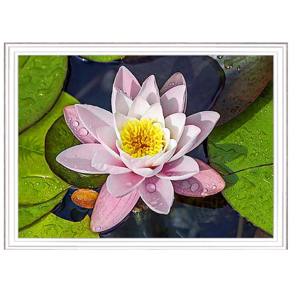 Collection D&Art Diamond Embroidery/Printed/Gem Kit 27X38cm-Magic Lotus TLM6_D6LKV29