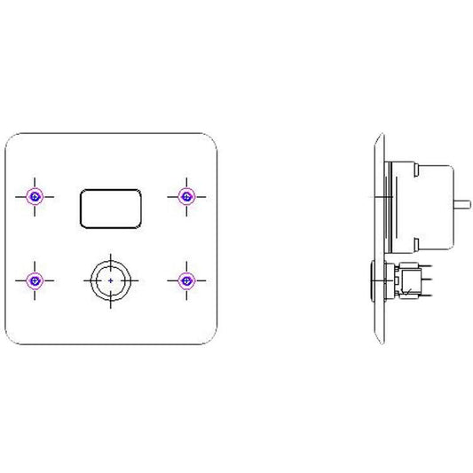 Delta 1600T6104TR Electronics Flush Valve Trim Chrome HDW8_H2VOB18