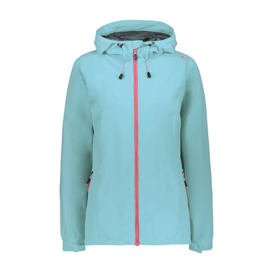 Cmp Rain Jacket Fix Hood Hooded Jacket Sky Blue Women - XL PBT8_W9MES61