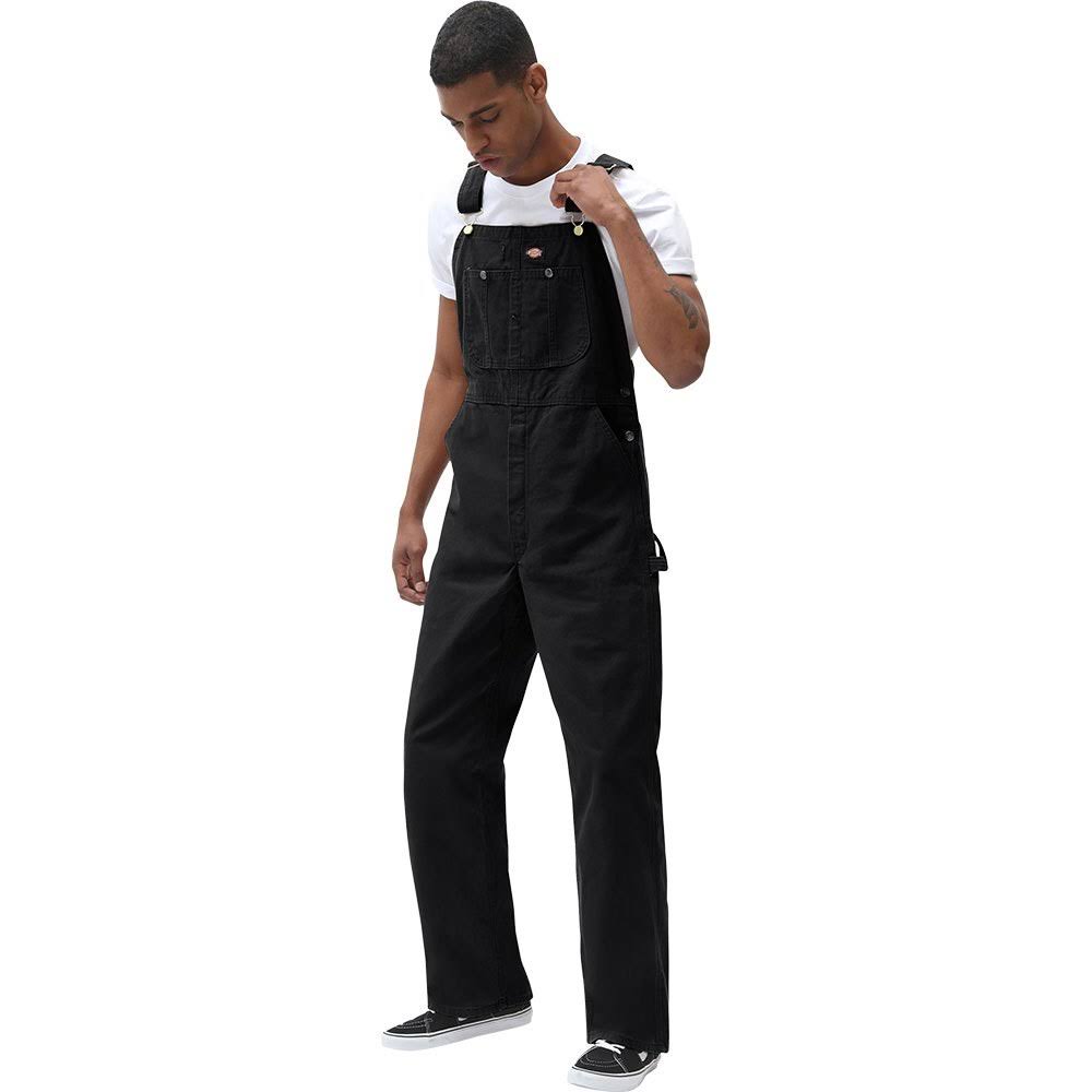 Dickies Bib Overall - Black - 36/32 - Men PJD3_M5VAB16