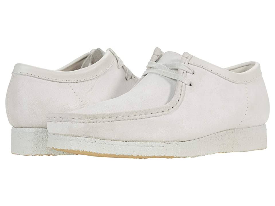 Clarks Mens Wallabee White Chalky Suede - 12 SRB0_N5DTF45