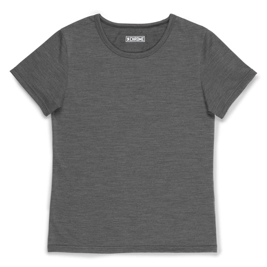 Chrome Industries - Womens Merino Short Sleeve Tee Size - Xs - Charcoal GTP4_I0AMB64