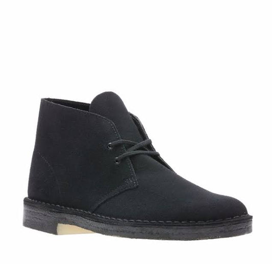 Clarks Desert Boot - Mens Black Suede, 9.5 FUD5_P4ZFK70