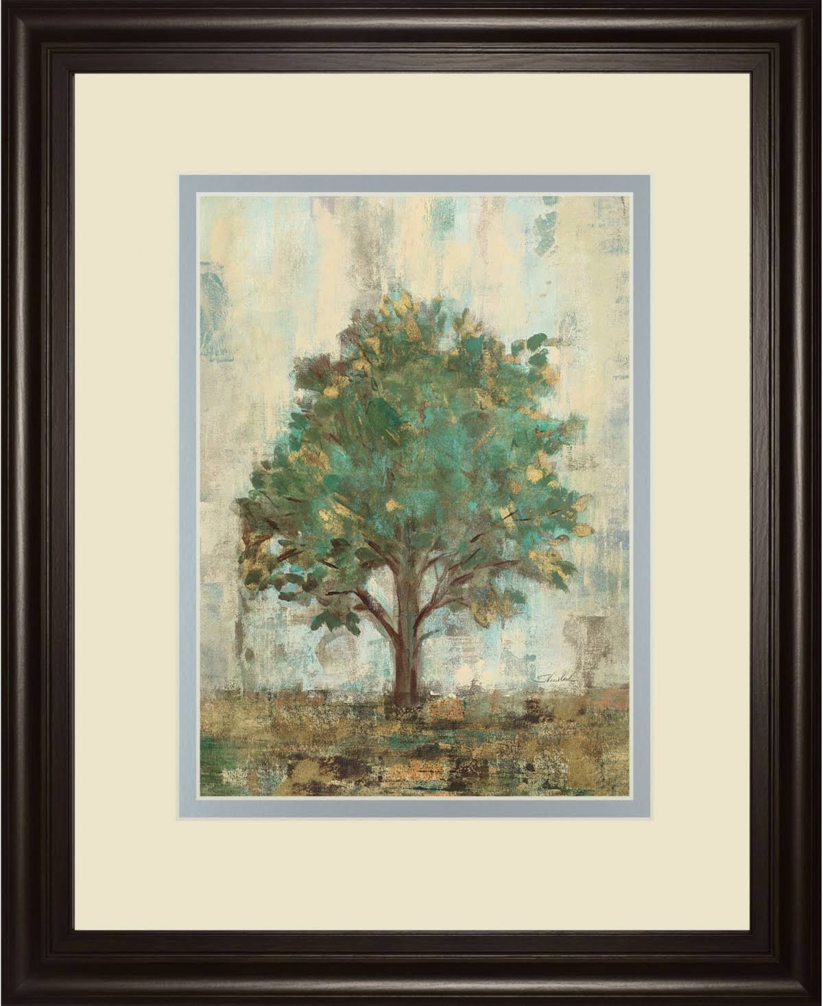 Classy Art DM5741 34 x 40 in. Verdi Trees I by Silvia Vassileva Framed Print Wall Art EOF0_T5NCO78