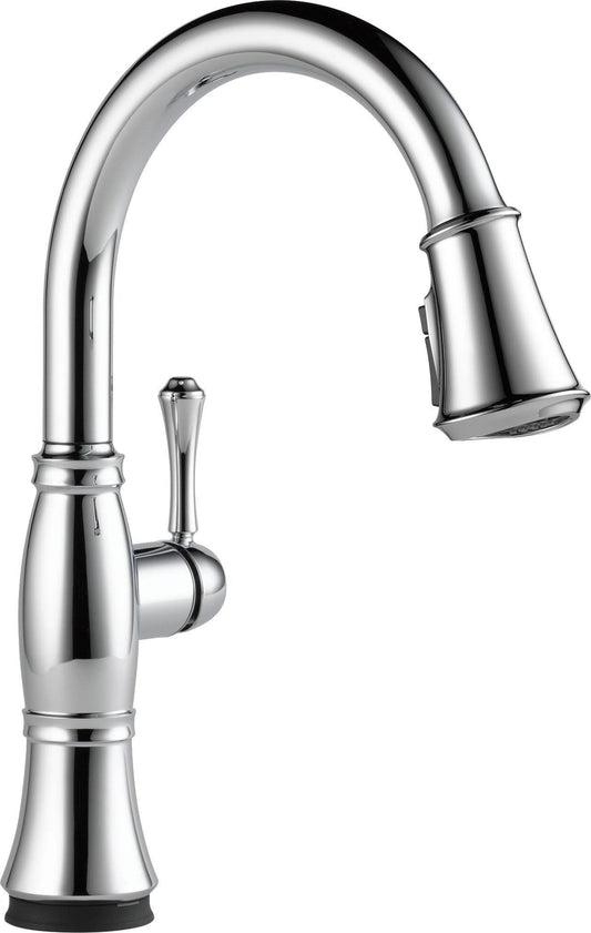 Delta 9197T-DST Cassidy Single Handle Pull Down Kitchen Faucet with Touch2O Technology - Chrome MSJ2_X5RFE74