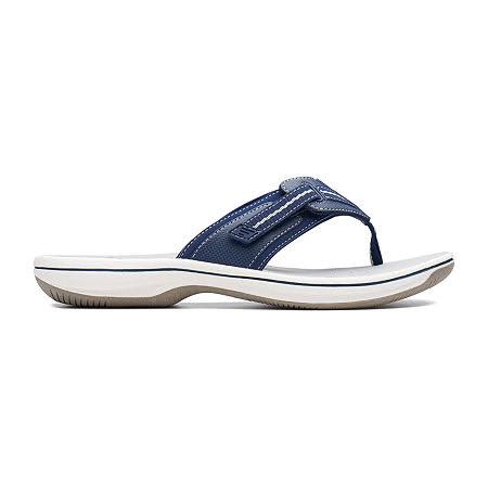 Clarks Womens Brinkley Jazz Flip-Flops, 11 Medium, Blue ABU3_B2BWE91