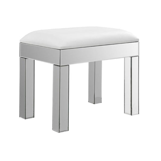 Coaster Furniture 919523 White Vanity Stool XWR1_C8SZJ19