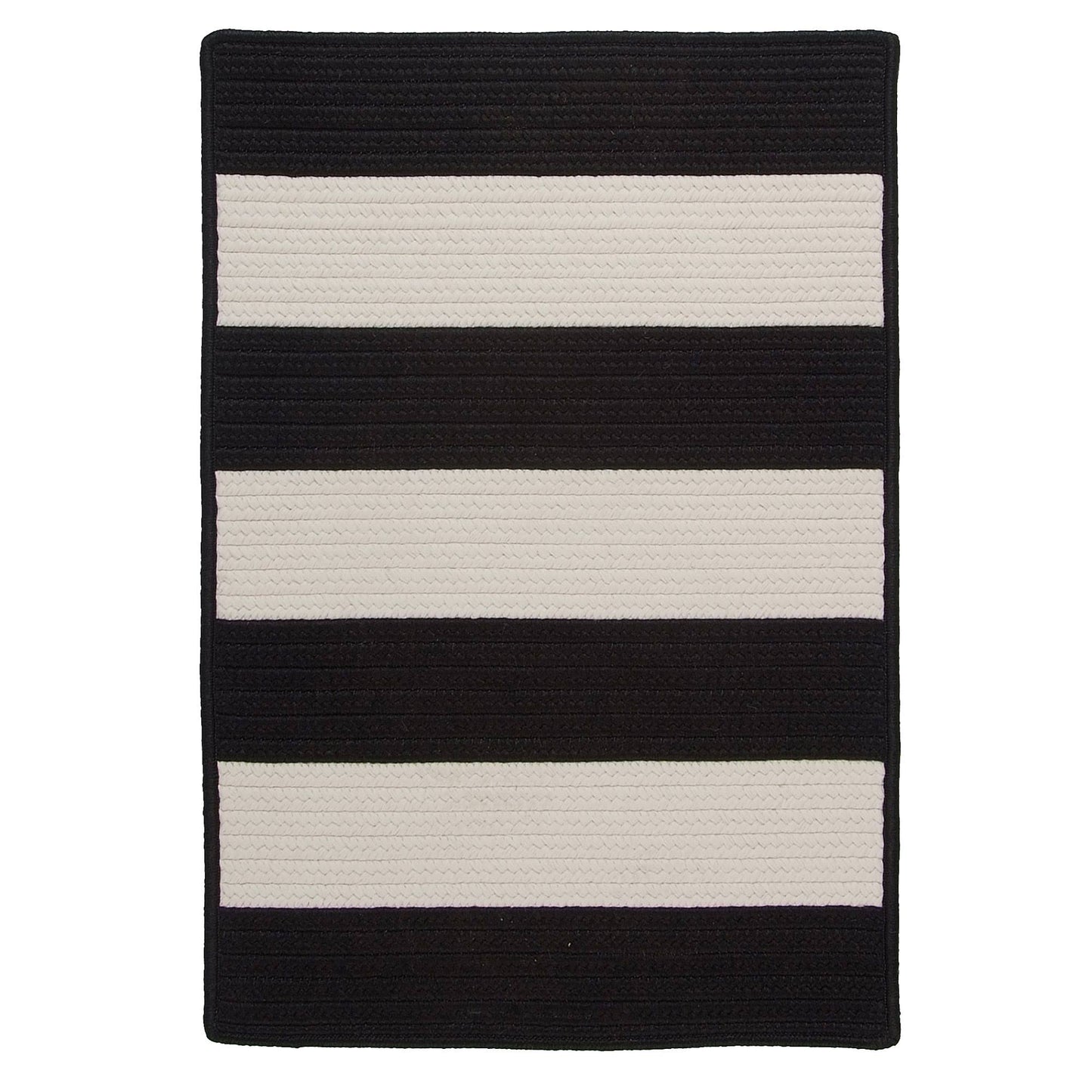 Colonial Mills 2 x 3 Black All Purpose Handmade Reversible Rectangular Mudroom Area Throw Rug DNS0_R4FPX32