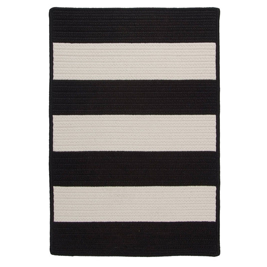 Colonial Mills 2 x 3 Black All Purpose Handmade Reversible Rectangular Mudroom Area Throw Rug DNS0_R4FPX32