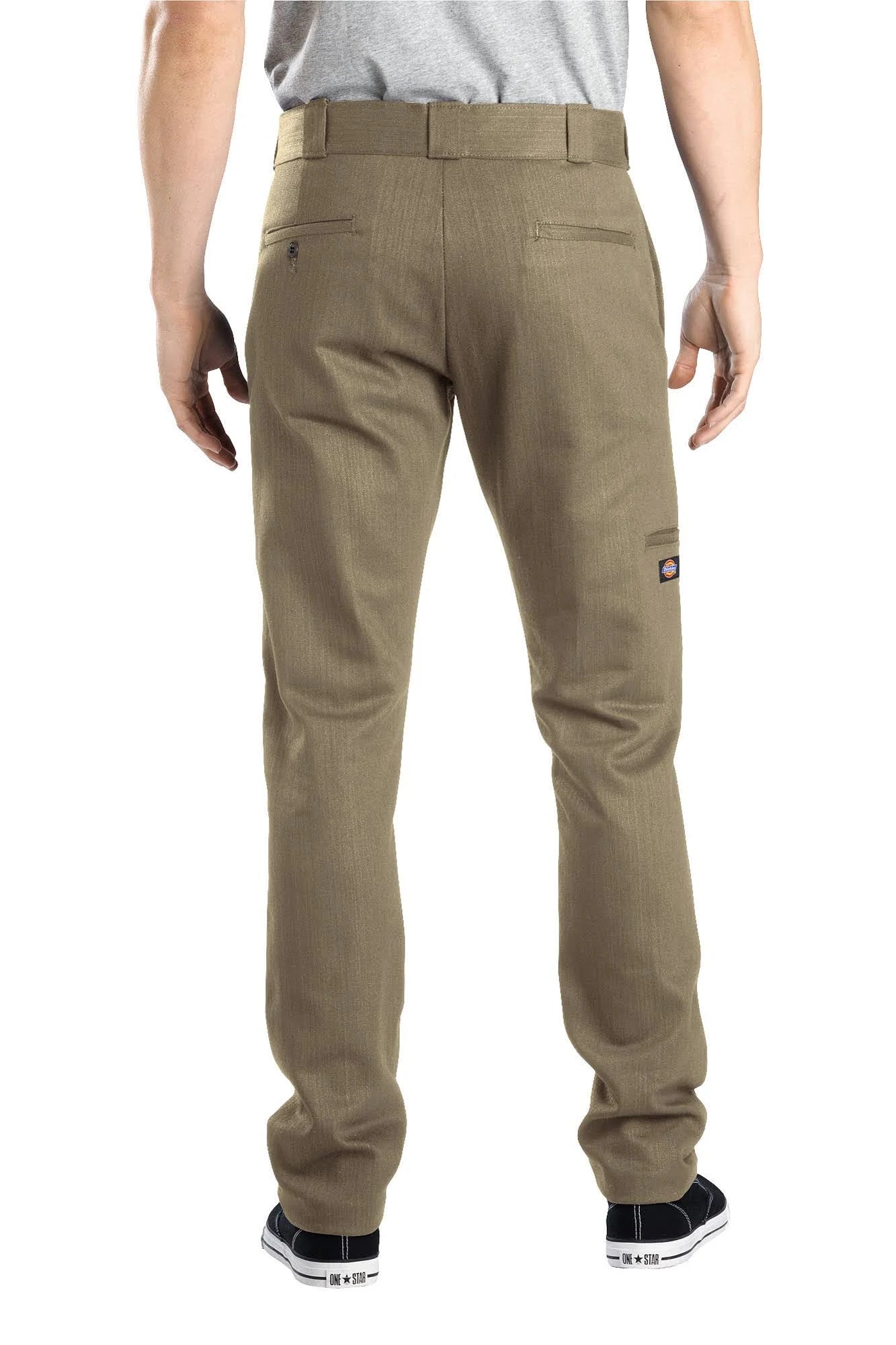 Dickies Flex Skinny Straight Fit Double Knee Work Pant - Desert Sand TUZ4_H9ELE31