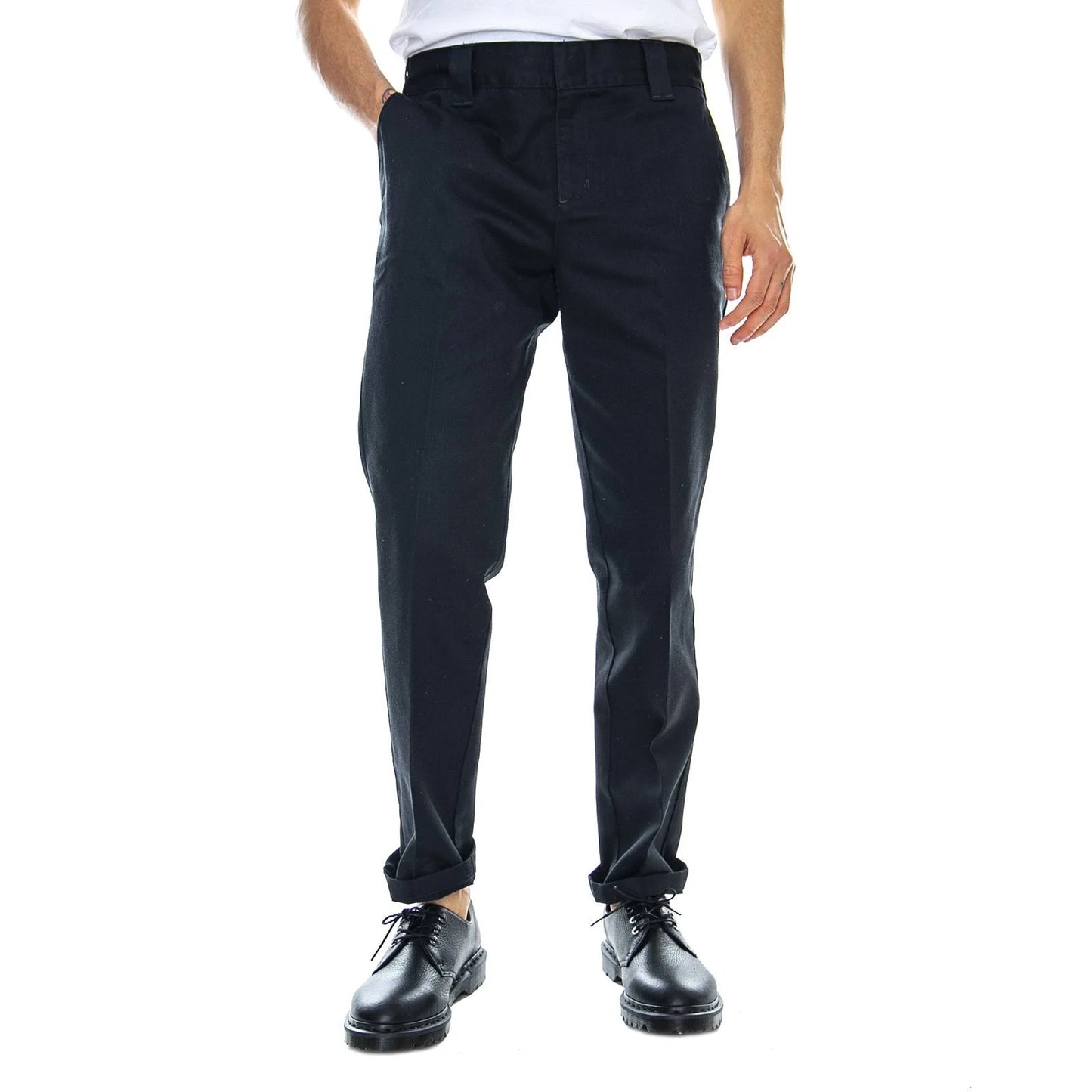 Dickies WP872 Slim Fit Work Pants - Black EJG7_J9APQ74