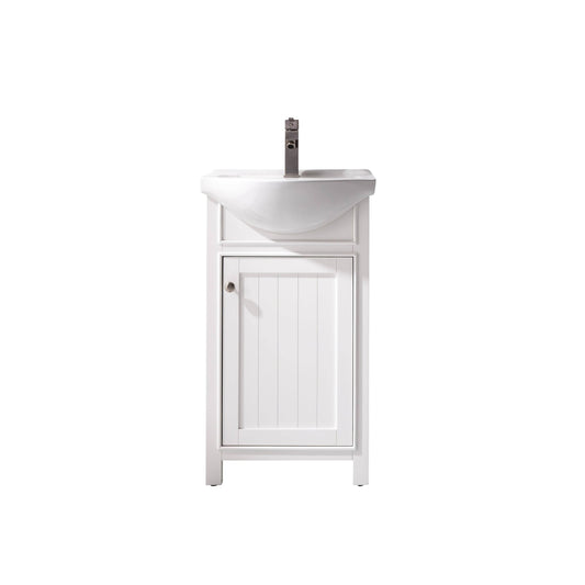 Design Element Marian 20x22 Single Sink Vanity White FQQ8_S7UWK26