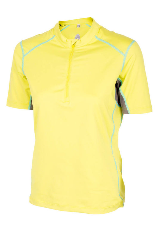 Club Ride Womens Promenade Short Sleeve Cycling Jersey L Sulphur LIS1_C7OPV76