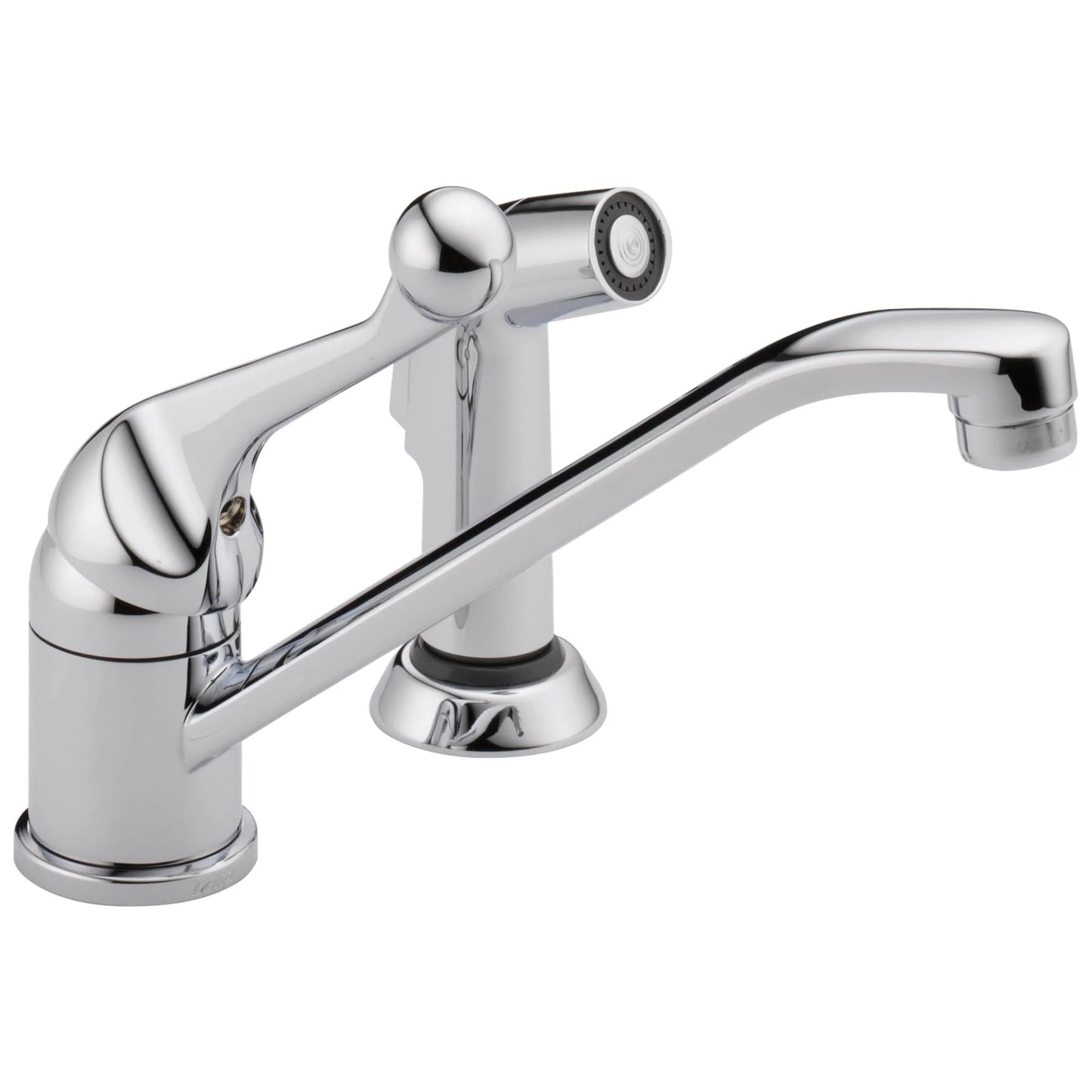 Delta 175lf-wf Classic Chrome Single Handle Kitchen Faucet with Spray YGQ7_Q5FCR48