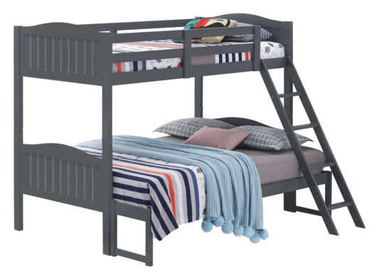 Coaster Littleton Grey Twin/Full Bunk Bed-405054GRY OFH1_Q7ICV69