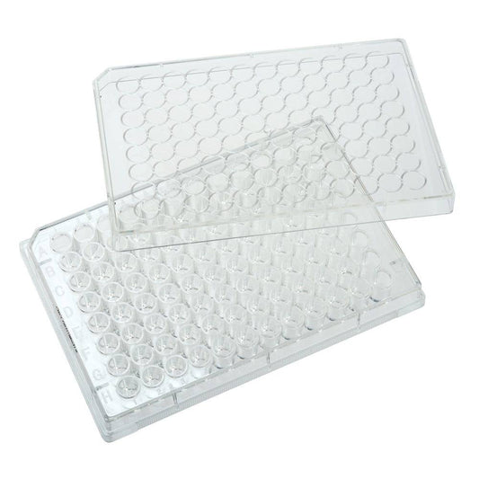 Celltreat 96 Well Tissue Culture Plate with Lid, Sterile, 50/Case 229195 UEE4_Q6XBZ14