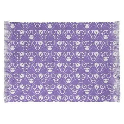 Classic Circles Waves Purple Area Rug East Urban Home Non-Skid Pad Included: Yes YMD7_P7DZG51