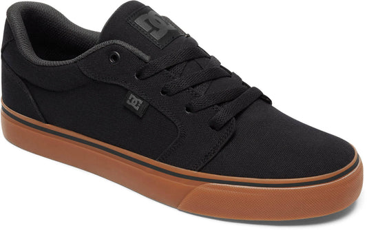 DC Anvil TX (Black/Gum) Mens Skate Shoes RYQ5_B7QLO19