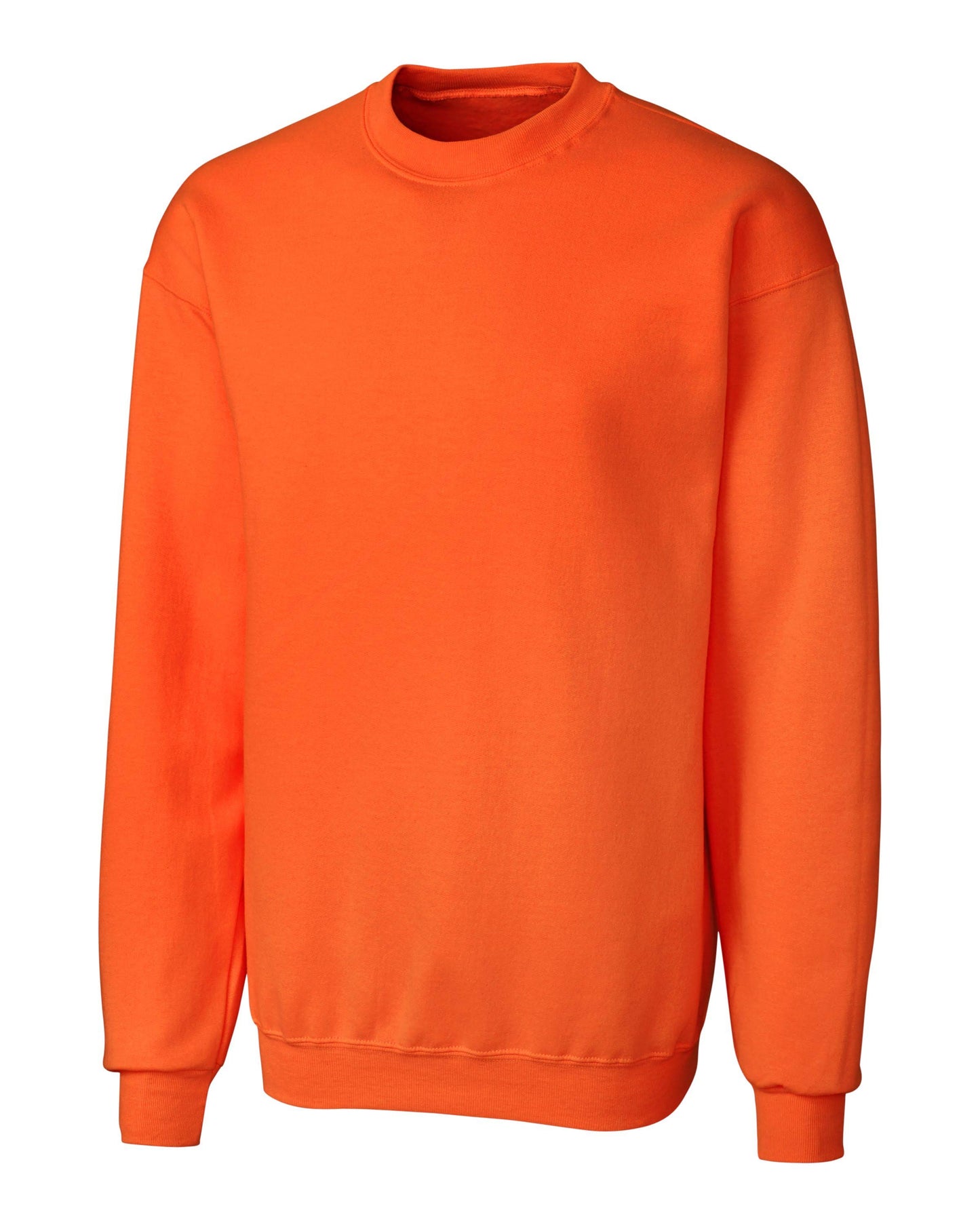 Clique Basics MRK01003 Men Clique Basics Flc Crew 5-7XL Orange 7XL DBT6_C7BTQ30