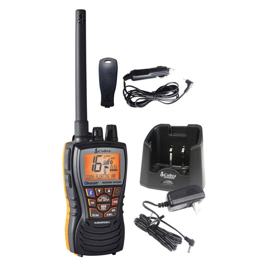 Cobra Mr HH500 Flt BT Floating 6W VHF Radio Bluetooth EIE0_S7GAZ03