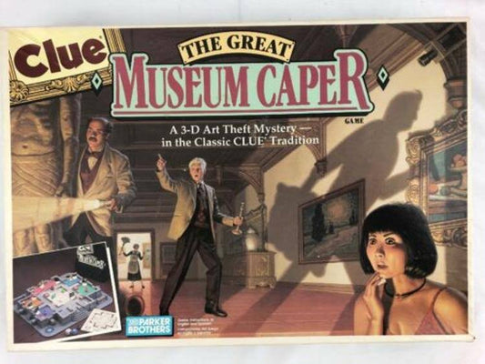 Clue The Great Museum Caper Board Game Parker Brothers Complete WOP1_T5TFP26