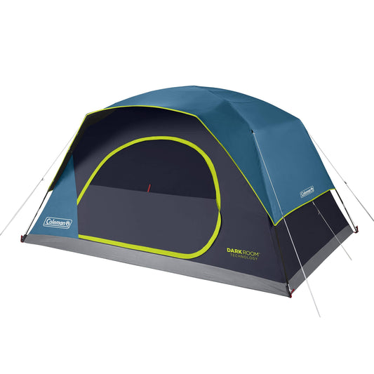 Coleman Camping Tent | Dark Room Skydome Tent, Blue, 8 Person NIG0_F1ONL12