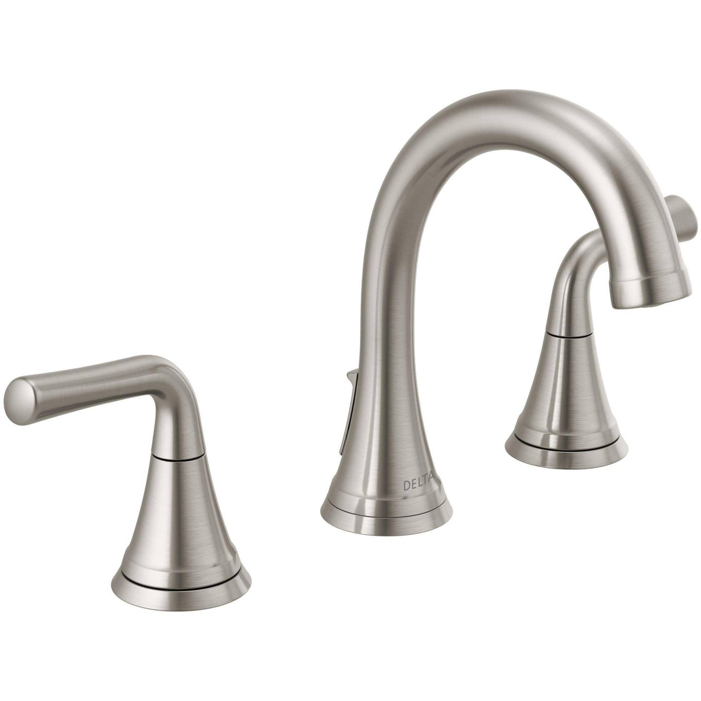 Delta 3533LF-MPU Kayra Widespread Bathroom Faucet, Silver DIG8_E1LEO31