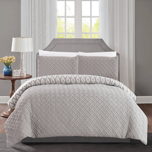 Chic Home Sabina 7 Piece Reversible Bed in A Bag Comforter Set Queen MEG2_H4ZGU21