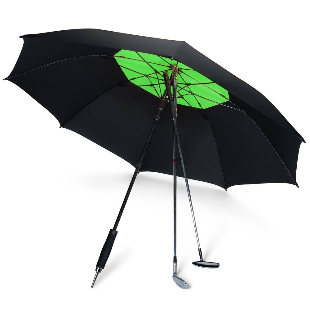 Davek Golf Umbrella - Extra Large Double Canopy Umbrella, 62 inch Coverage with Automatic Open, Windproof Tested 60 MPH OUX5_U8IFL28