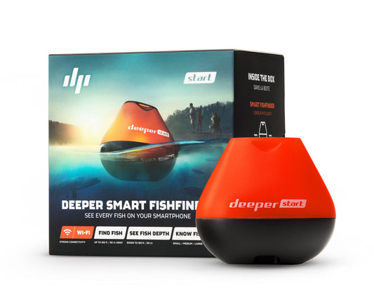 Deeper Start Smart Fish Finder - Castable Wi-Fi Fish Finder for Recreational Fishing from Dock, Shore or Bank TWZ8_R0HAI99