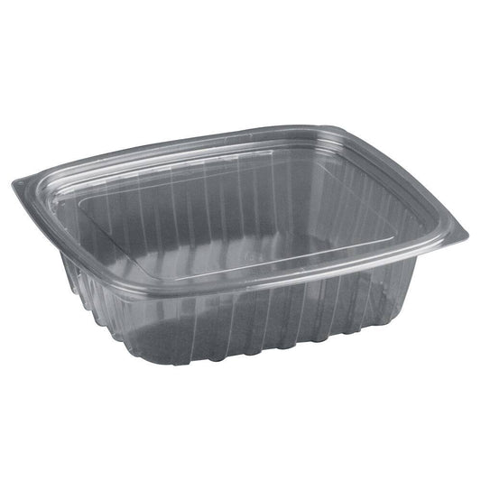 Dart C32DER ClearPac 32 oz. Clear Rectangular Plastic Container - 504/Case HAG4_L3QZE73