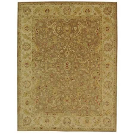 Charlton Home Dunbar Brown/Gold Area Rug - Rug Size: 7&6x22 x 9&6x22 MIY0_L2ZIQ27