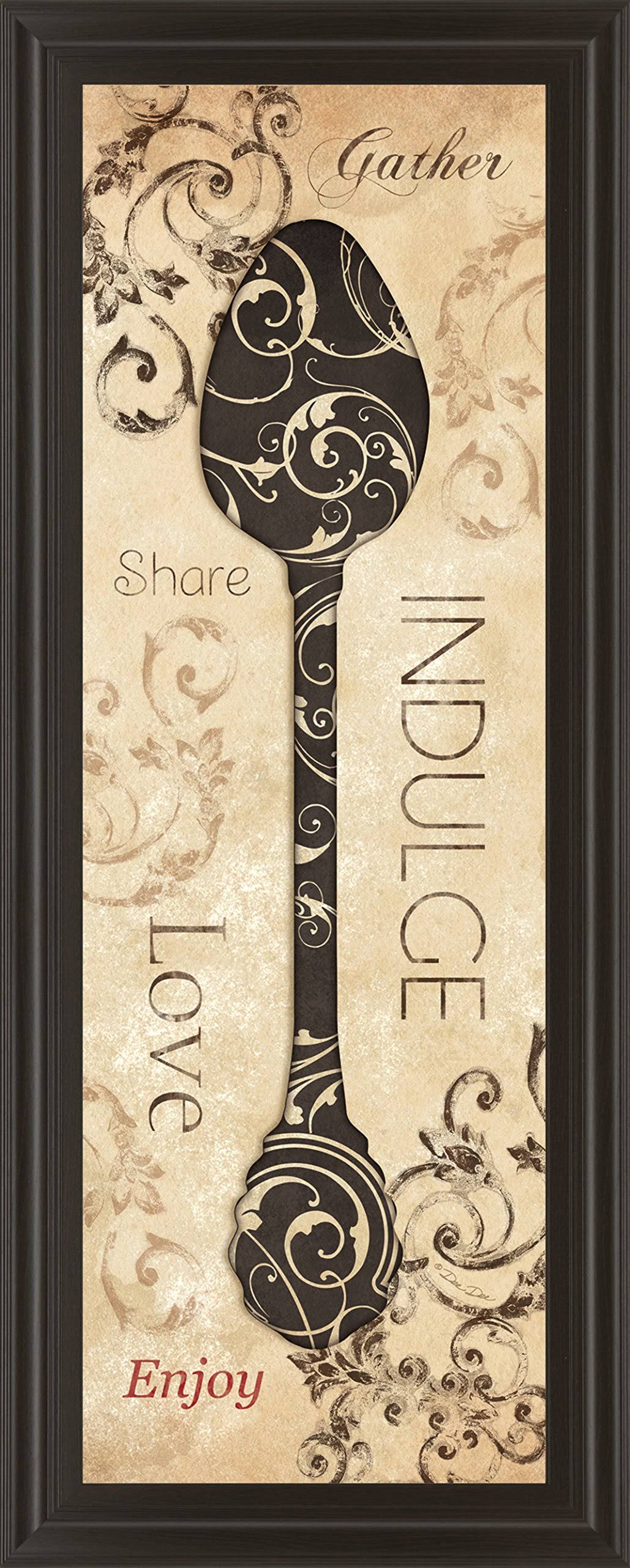 Classy Art 1567 18 x 42 in. Indulge by Dee Dee Framed Print Wall Art HXA8_Z6TDG08