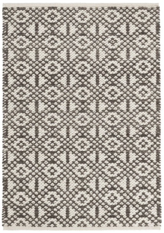 Dash and Albert Hopscotch Woven Grey Area Rug QAG6_B2WQR33