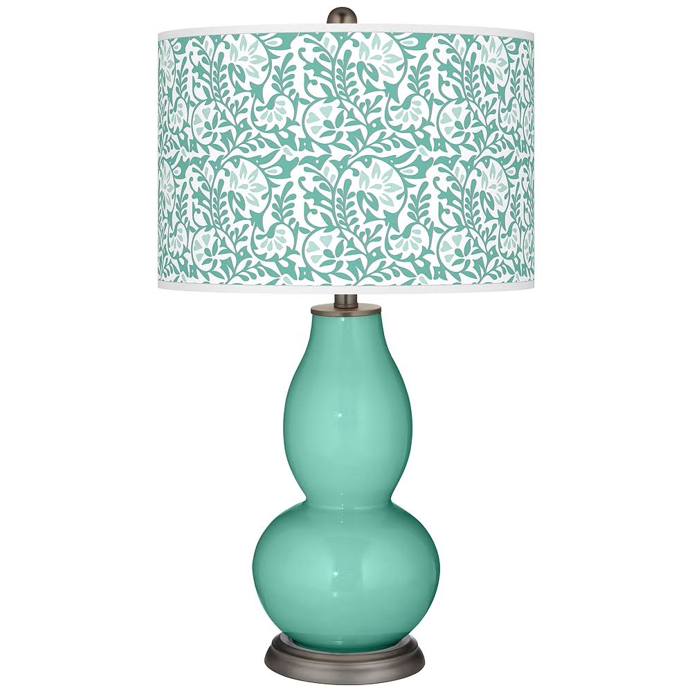 Color + Plus Larchmere Gardenia Double Gourd Table Lamp BVU7_O2BVD28