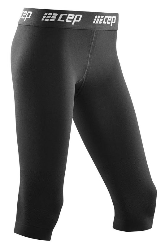 CEP Womens Ski Compression 3/4 Base Tights, Black, Xs JCG7_M6NHH78