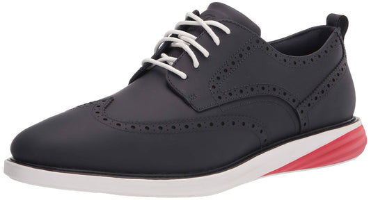 Cole Haan Mens Grand Evolution Shortwing India Ink / Red Ankle-High Oxford - 9W IKO1_T5WKH82