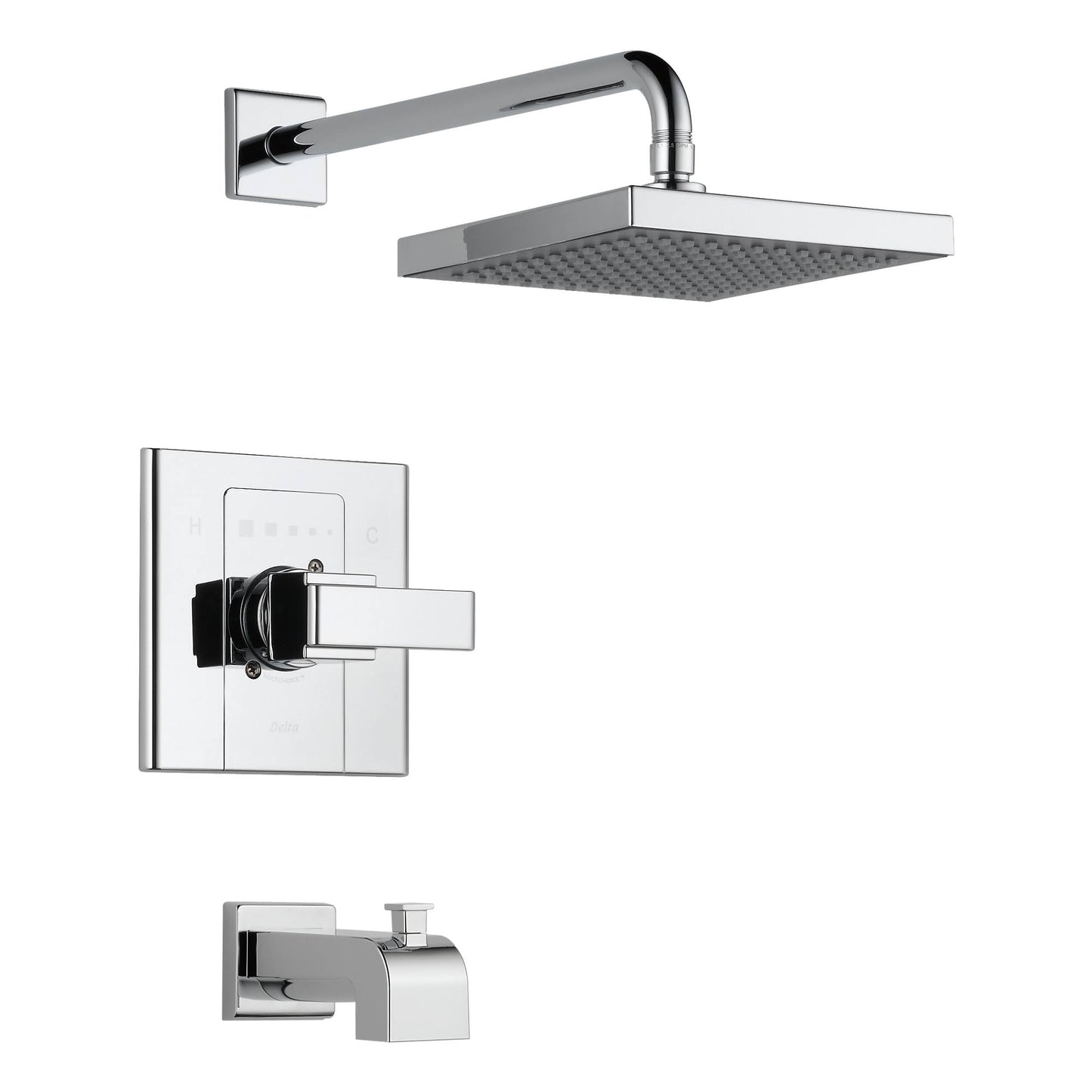 Delta T14486-SHQ Arzo Chrome Monitor 14 Series Tub and Shower Trim STB5_E9CKH75