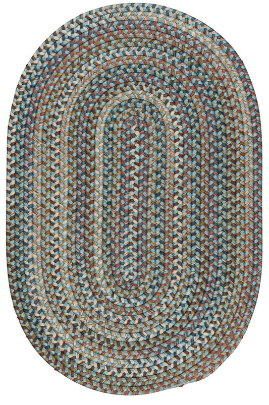 Colonial Mills Cedar Cove CV29 Light Blue 5& x 7& Oval Area Rug MBB3_T4XXH09