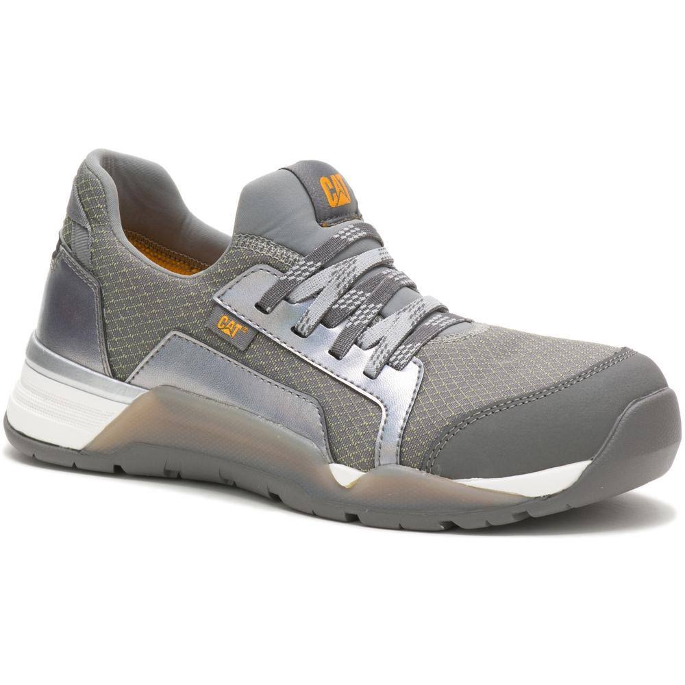 Caterpillar Shoes: Womens P91191 Charcoal Sprint Textile Alloy Toe Athletic Work Shoe PCL9_J1CMG83