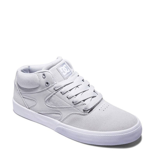 DC Kalis Vulc Mid Skate Shoes Grey : Mens 6.5 - Womens 8 Medium RCA0_M8GTU30