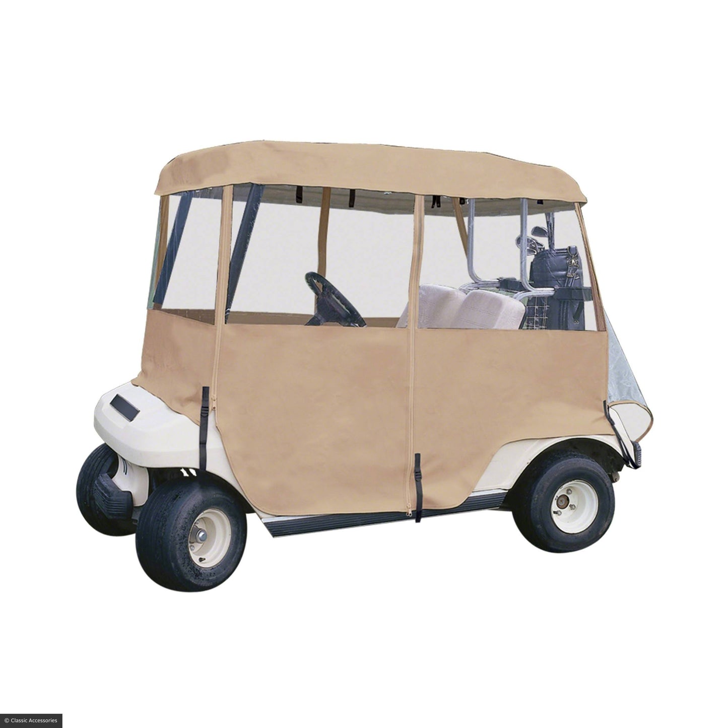 Classic Accessories Deluxe 4-Sided Golf Cart Enclosure, 2-Person APZ6_Z1LWP20